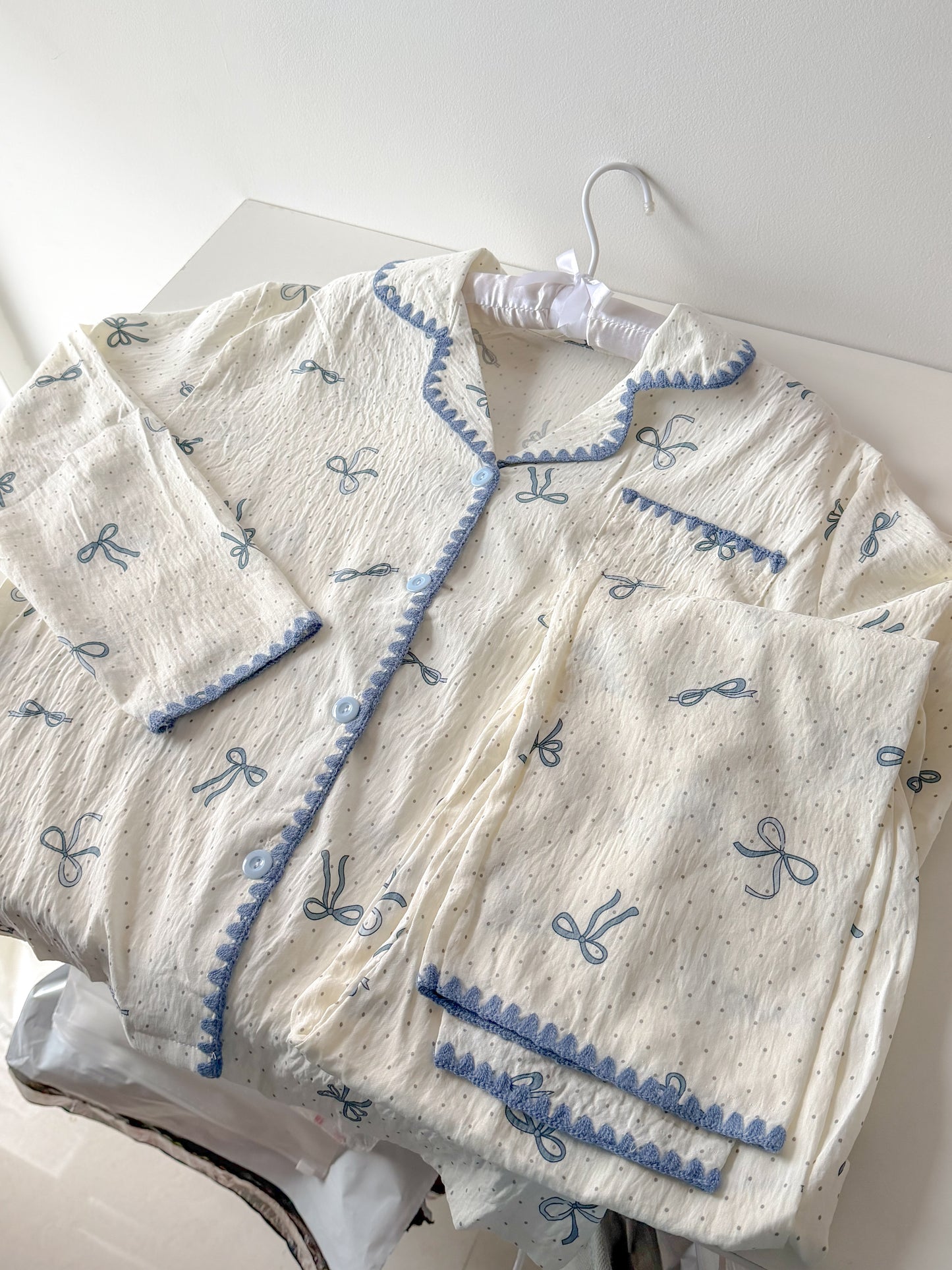 Blue Bow Set