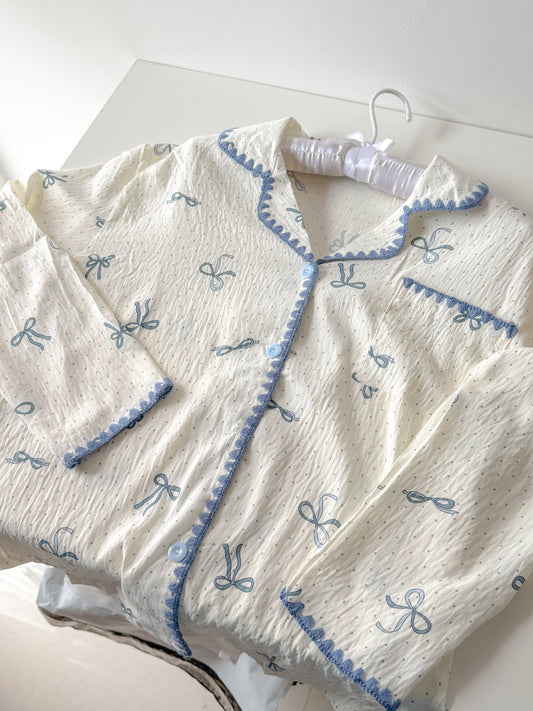 Blue Bow Set