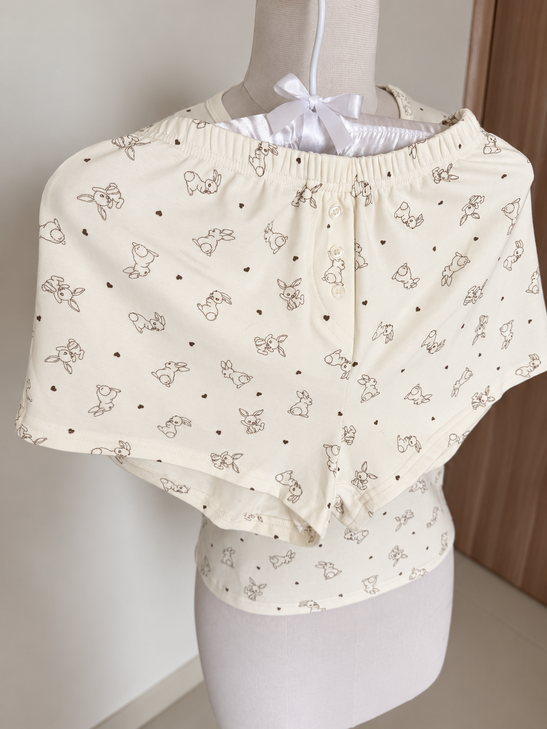 Bunny Set (Pure Cotton Rib)