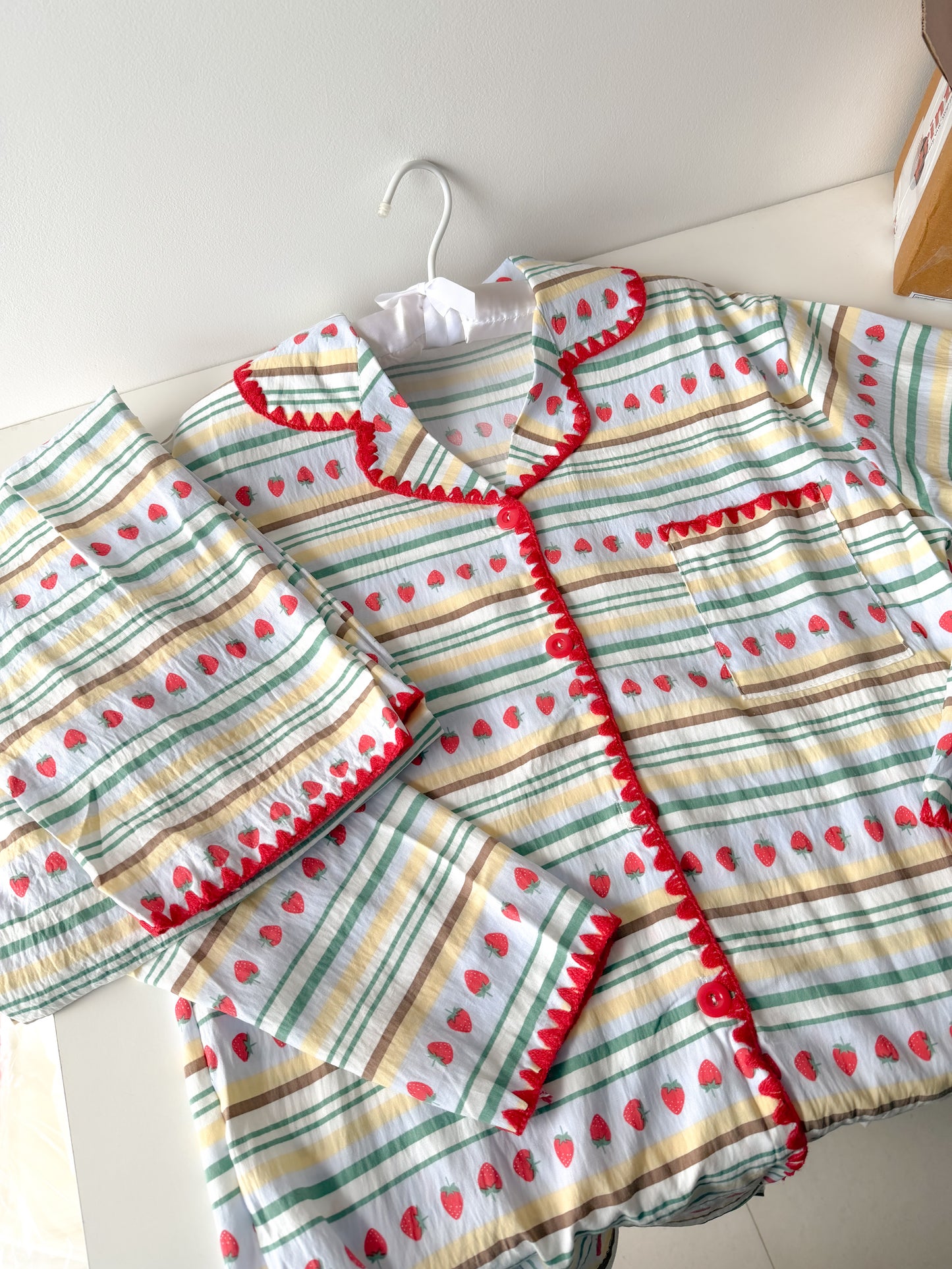 Strawberry Stripe PJ set