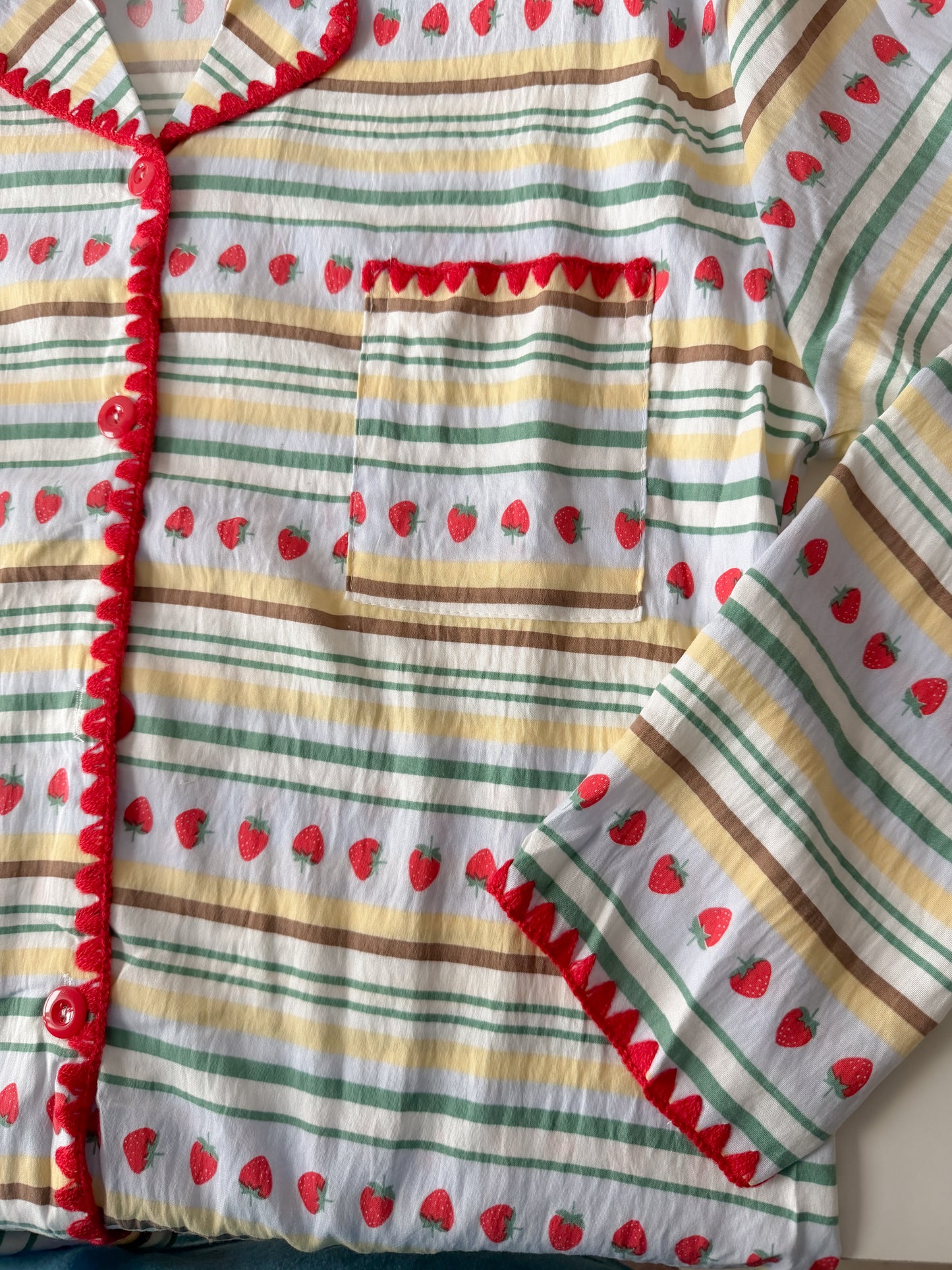 Strawberry Stripe PJ set